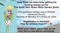 The Great Glen Green Welly Garden Show - the big count down is on...